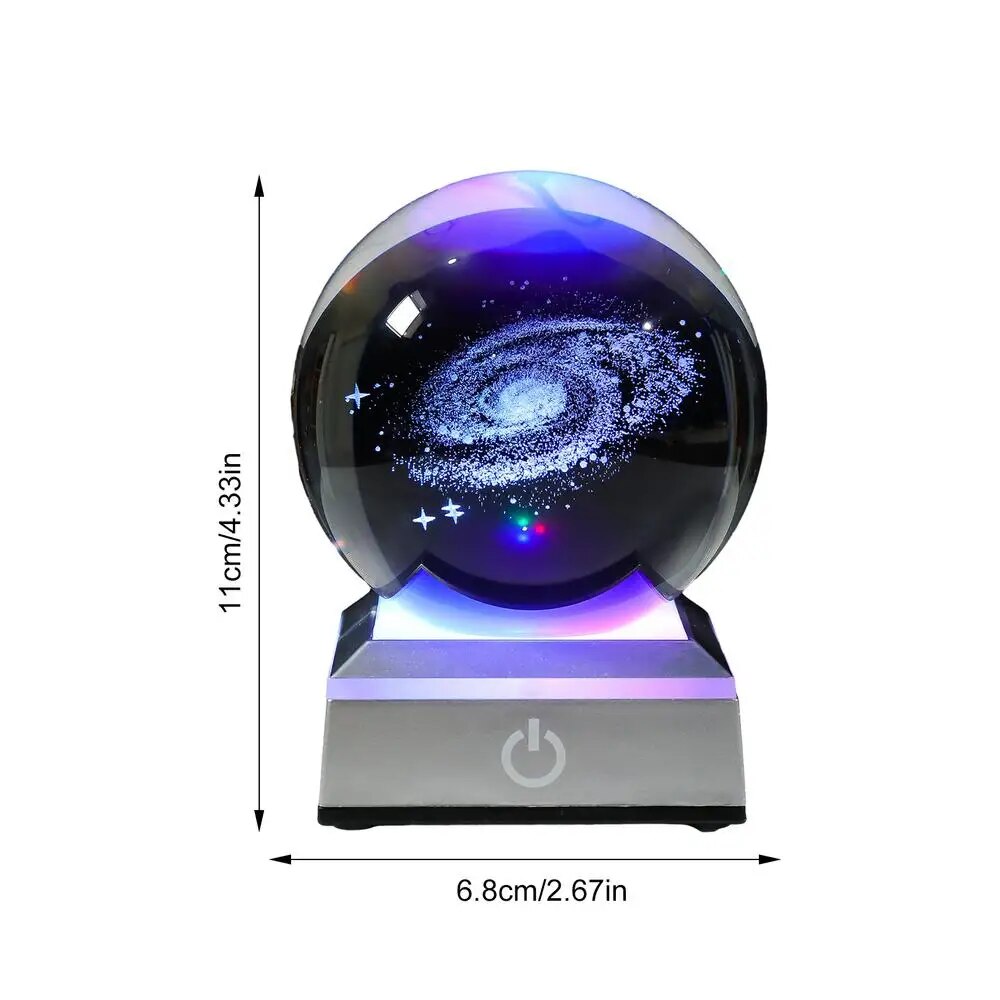 Color Changing 3D Galaxy Globe